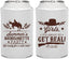 Personalized Bachelorette Can Coolers - Its About To Get Real | 60043