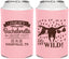 Personalized Bachelorette Can Coolers - Lets Get Wild Cowgirl | 60048