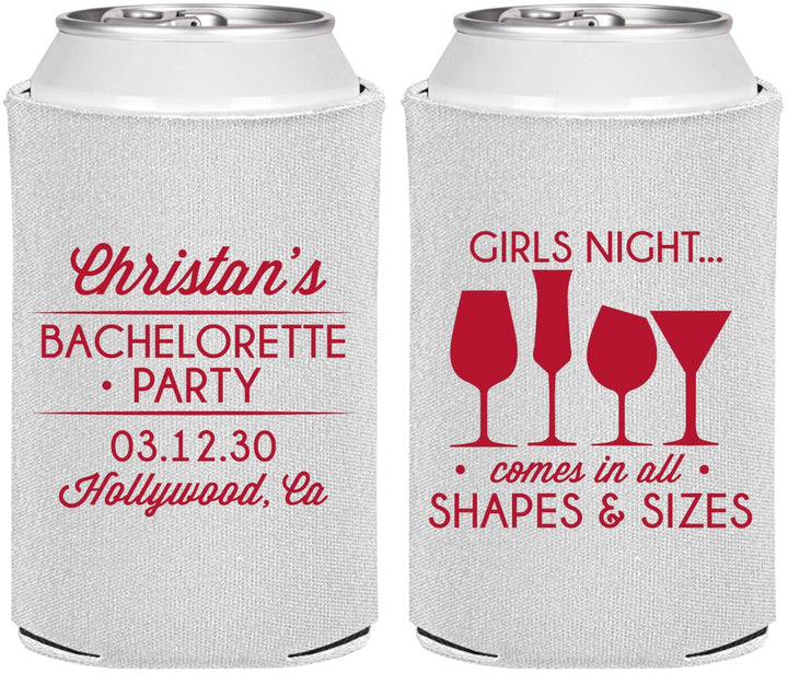 Personalized Bachelorette Can Coolers - Girls Night | 60054