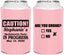 Personalized Bachelorette Can Coolers - Drunk Yes Or No | 60083