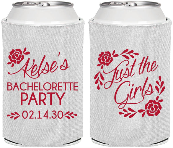 Personalized Bachelorette Can Coolers - Just The Girls | 60089