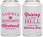 Personalized Bachelorette Can Coolers - Raising A Little Hell | 60108