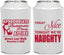 Personalized Bachelorette Can Coolers - Nice Tonight Naughty | 60112