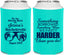 Personalized Bachelorette Can Coolers - Something Borrowed | 60132