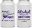 Personalized Bachelorette Can Coolers - Alcohol | 60138