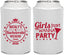 Personalized Bachelorette Can Coolers - Girls Just Wanna Party | 60139