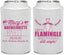 Personalized Bachelorette Can Coolers - Lets Flamingle Still Single | 60144