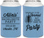 Personalized Bachelorette Can Coolers - Formal Party | 60145