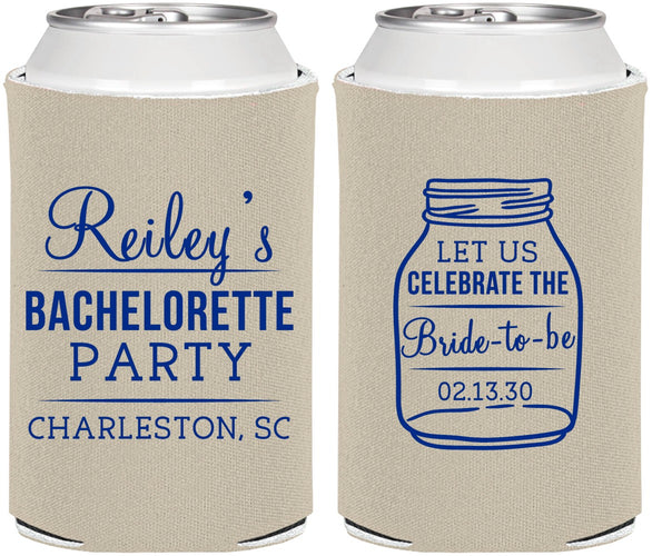 Personalized Bachelorette Can Coolers - Bride To Be | 60146