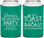 Personalized Bachelorette Can Coolers - Toast And Roast | 60153
