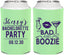 Personalized Bachelorette Can Coolers - Bad And Boozie | 60156