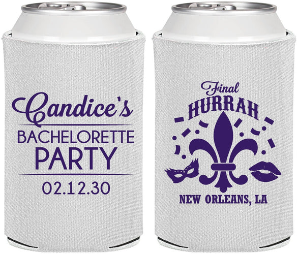 Personalized Bachelorette Can Coolers - New Orleans | 60166