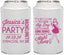 Personalized Bachelorette Can Coolers - Drink The Night Away | 60182