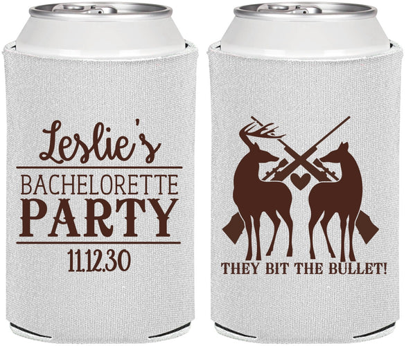 Personalized Bachelorette Can Coolers - Hunting | 60187