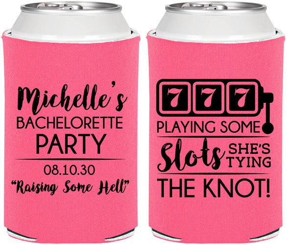Personalized Bachelorette Can Coolers - Las Vegas | 60195