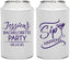 Personalized Bachelorette Can Coolers - Sip Happens | 60197