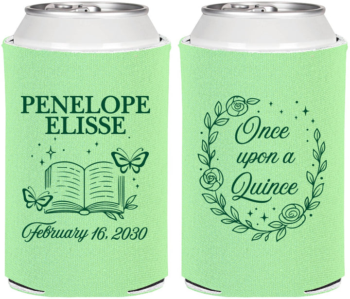 Personalized Quinceanera Can Coolers - Once Upon A Quince | 70014