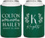 Personalized Wedding Can Coolers - Monogram | 800