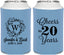 Personalized Anniversary Can Coolers - Cheers To 20 Years | 80001