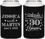 Personalized Anniversary Can Coolers - Cheers To 30 Years | 80003