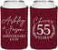 Personalized Anniversary Can Coolers - Cheers To 55 Years | 80008