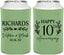 Personalized Anniversary Can Coolers - 10th Wedding | 80010