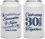 Personalized Anniversary Can Coolers - 30 Years Together | 80013