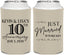 Personalized Anniversary Can Coolers - 10 Years Down | 80020
