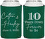 Personalized Anniversary Can Coolers - Just Married 10 Years Ago | 80030