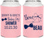 Personalized Baby Shower Can Coolers - Gender Reveal Bow Or Beau | 90004