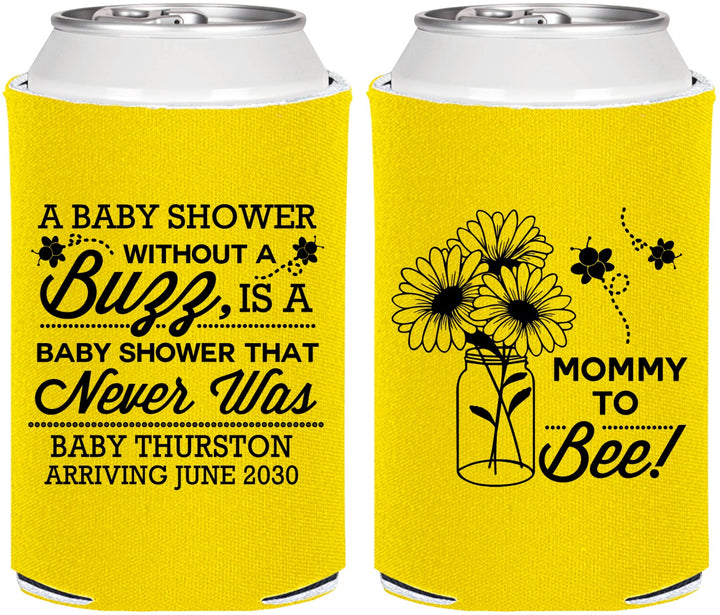 Personalized Baby Shower Can Coolers - Mommy To Bee | 90016