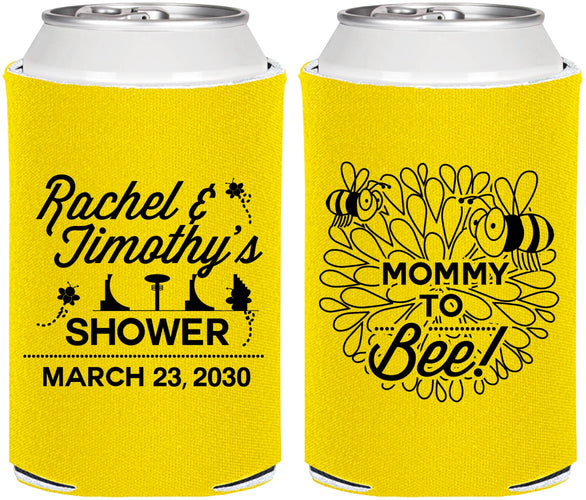 Personalized Baby Shower Can Coolers - Mommy To Bee | 90017