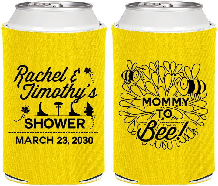 Personalized Baby Shower Can Coolers - Mommy To Bee | 90017
