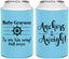 Personalized Baby Shower Can Coolers - Nautical Anchors Aweigh | 90054