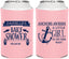 Personalized Baby Shower Can Coolers - Anchors Aweigh Little Girl | 90056