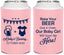 Personalized Baby Shower Can Coolers - Raise Your Beer | 90065