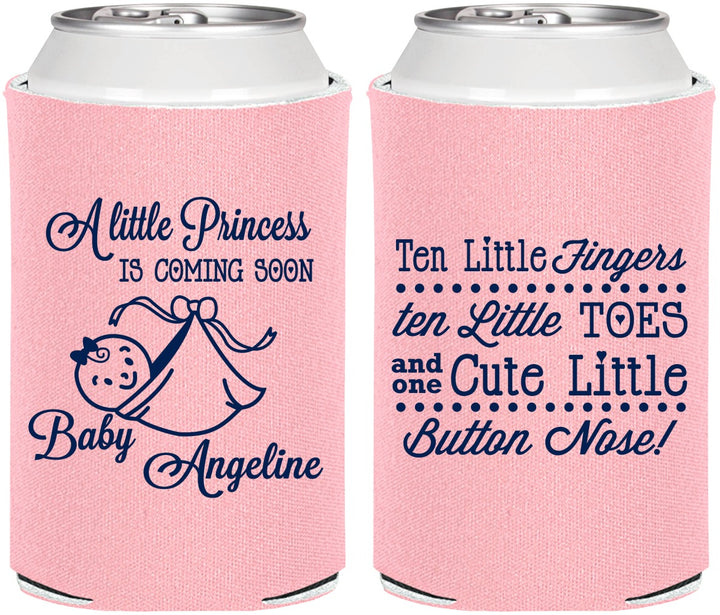 Personalized Baby Shower Can Coolers - Little Princess | 90066