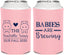 Personalized Baby Shower Can Coolers - Twins Baby Hippos | 90069