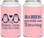 Personalized Baby Shower Can Coolers - Twins Baby Penguins | 90070