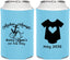 Personalized Baby Shower Can Coolers - Nautical Anchors Aweigh | 90083