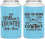 Personalized Baby Shower Can Coolers - Cowboy Coming To Town | 90105