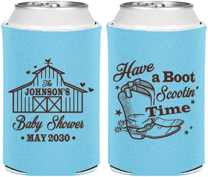 Personalized Baby Shower Can Coolers - Farm Country | 90107