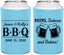 Personalized Baby Shower Can Coolers - Beers Bbq Babies | 90111