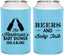 Personalized Baby Shower Can Coolers - Beers And Baby Talk | 90117
