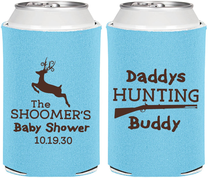 Personalized Baby Shower Can Coolers - Hunting Deer | 90118