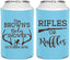 Personalized Baby Shower Can Coolers - Rifles Or Ruffles | 90122