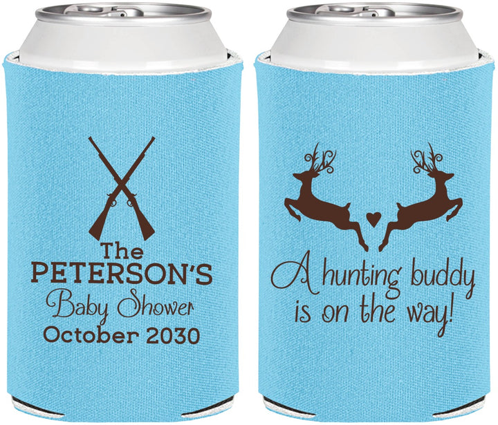 Personalized Baby Shower Can Coolers - Hunting Buddy | 90125