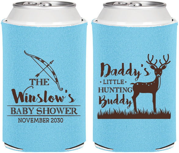 Personalized Baby Shower Can Coolers - Hunting Buddy | 90127