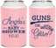 Personalized Baby Shower Can Coolers - Guns Or Glitter | 90130