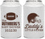 Personalized Baby Shower Can Coolers - Football Little Kicker | 90139